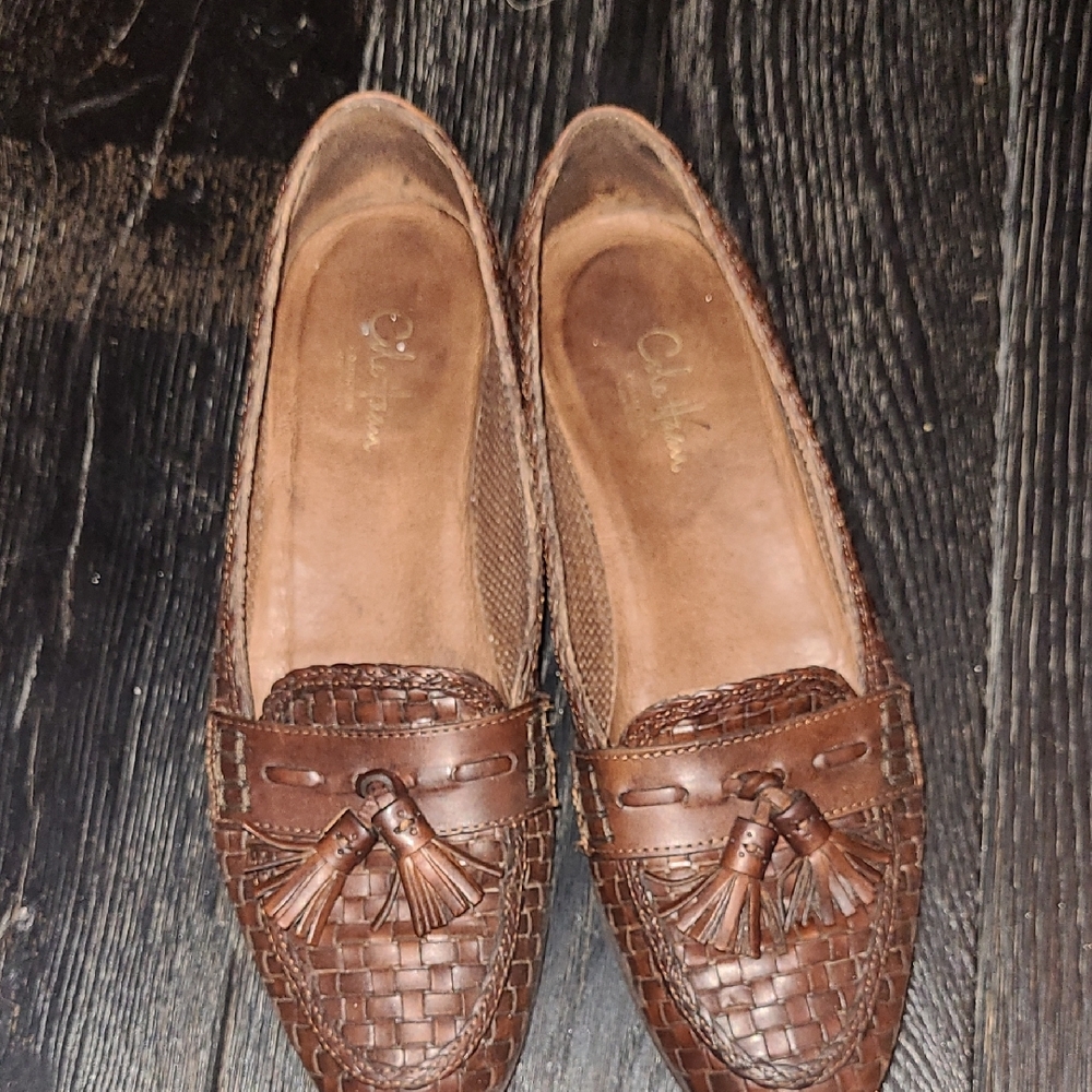 Cole Haan Size 8 Leather Weaved Loafers - Picture 3 of 3